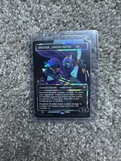 Shredder, Shadow Master (Borderless) (Surge Foil) Commander: TMNT - Image 1