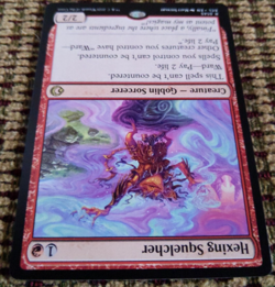 Hexing Squelcher NM MTG Lorwyn Eclipsed – Red Goblin Sorcerer | Ward Effect - Image 3