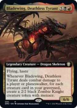 Bladewing, Deathless Tyrant (Extended Art) - Commander: Dominaria United (DMC) - Image 1