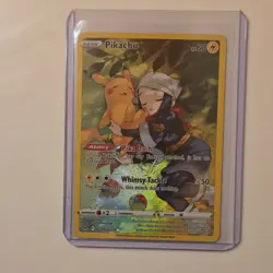 Pokemon Pikachu TG05/TG30 Lost Origin Ultra Rare Holo 60 HP Whimsy Tackle - Image 1