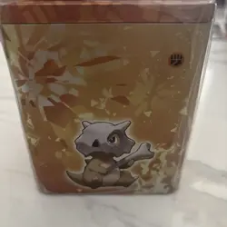 Pokemon TCG - Stacking Tin - Gold - Sealed - 2022 - 3 Boosters & Coin - Image 1