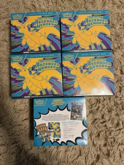 Pokemon Ascended Heroes Elite Trainer Box ETB Lot of (5) BRAND NEW SEALED - Image 3