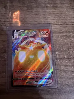 Pokemon TCG Cinderace VMAX Fusion Strike Holo Ultra Rare - Image 3