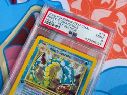 Misty's Gyarados - 2000 Pokemon Gym Challenge #13 Holo 1st Edition WOTC - PSA 9 - Image 3