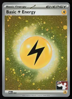 Pokemon Basic Lightning Energy - (Cosmos Holo) 004 MEE Prize Pack Series 8 - NM - Image 1