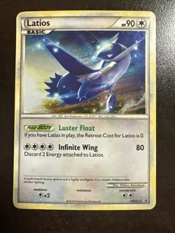 Latios HGSS11 Holo Pokemon TCG Promo SURFACE DMG - Image 1