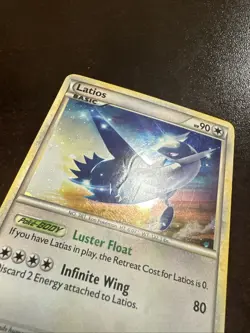 Latios HGSS11 Holo Pokemon TCG Promo SURFACE DMG - Image 2