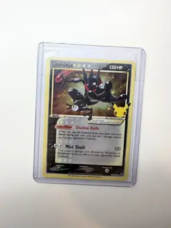Pokemon TCG Sword & Shield Greninja Celebrations Gold Star Promo SWSH144 NM - Image 1