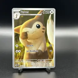 Furret 168/159 Illustration Rare SV09: Journey Together Pokemon TCG NM - Image 1