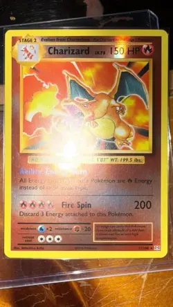 XY Evolutions Charizard 11/108 Reverse Holo Rare Pokemon TCG Card English - Image 1