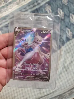 NM SEALED Mewtwo V SWSH229 Pokemon GO ETB Full Art Holo Black Star Promo NM - Image 1