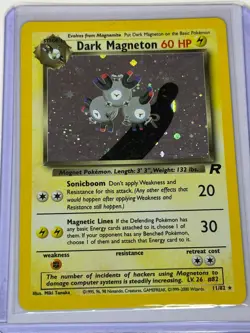 Dark Magneton #11 Pokemon Team Rocket HOLO MINT! - Image 1