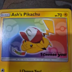 Ash's Pikachu SM108 Pokemon 2017 Black Star Promo I Choose You CGC 10 Gem Mint - Image 2