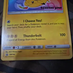 Ash's Pikachu SM108 Pokemon 2017 Black Star Promo I Choose You CGC 10 Gem Mint - Image 3