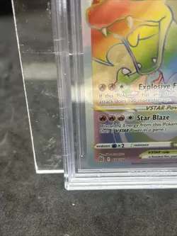 Charizard VSTAR #174/172 Brilliant Stars Rainbow Rare Pokemon- BGS 8 🔥 - Image 4