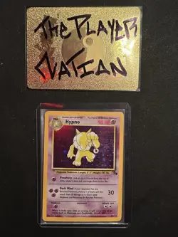 Pokemon TCG Hypno Holo Rare Card 8/62 Fossil WOTC 1999 - Image 1