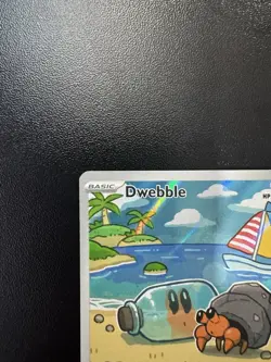 Dwebble IR 129/086 Sv: Black Bolt Pokemon 2025 Illustration Rare - Image 3