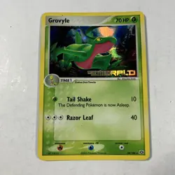 Pokemon TCG 2005 Grovyle 28/106 Ex Emerald Reverse Holo Vintage - Image 1