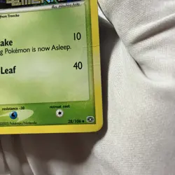 Pokemon TCG 2005 Grovyle 28/106 Ex Emerald Reverse Holo Vintage - Image 5