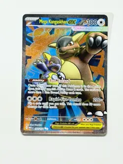 Mega Kangaskhan EX 164/132 Full Art Holo Pokemon Me01: Mega Evolution ENG NM - Image 3