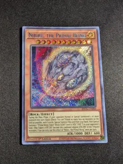 Yugioh - Nibiru, the Primal Being BROL-EN080 1st Secret Rare NM - Image 1