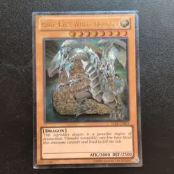 Konami Blue-Eyes White Dragon Ultimate Rare YSKR-EN001 Kaiba Reloaded Unlimited - Image 1