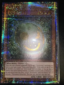 Chronomaly Nebra Disk 1st Edition Quarter Century Rare RA04-EN213 Yu-Gi-Oh! - Image 1