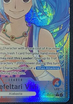 One Piece TCG - Nefeltari Vivi EB03-001 (Alt Art Leader) - Heroines Ed - English - Image 5