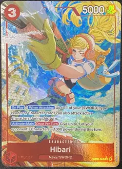 One Piece TCG - Hibari (Alt Art) EB03-008 R* - English - Heroines Edition - Image 1
