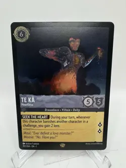 Disney Lorcana TCG - Te Ka - Heartless 192/204 -NM - Cold Foil - Image 1