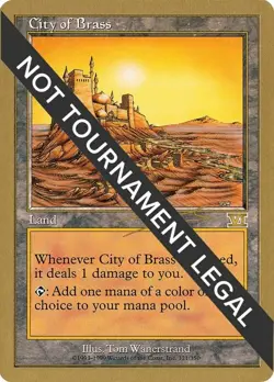 Magic The Gathering MTG CITY OF BRASS WCD 2000: Nicolas Labarre NM Near Mint - Image 1