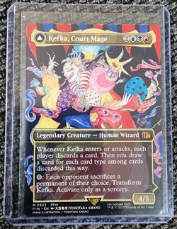 MTG Kefka, Court Mage FIN #322 Regular (Borderless) Mythic Near Mint - Image 1