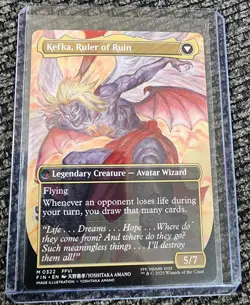 MTG Kefka, Court Mage FIN #322 Regular (Borderless) Mythic Near Mint - Image 2