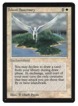 ►Magic-Style◄ MTG - Island Sanctuary - BETA - NM/NM- - Image 1