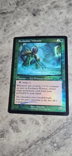 Evolution Witness (Retro Frame) Modern Horizons 3 Foil Creature Common MTG NM - Image 1