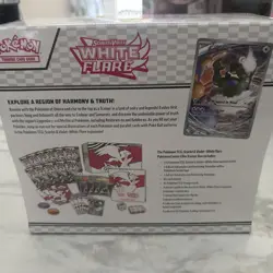 Pokemon White Flare Pokemon Center ETB Elite Trainer Box Factory Sealed New - Image 3