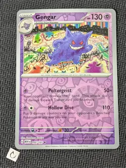 Gengar 094/165 - Scarlet Violet 151 Reverse Holo Rare Pokemon TCG NM - Image 1