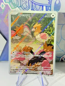 Spearow 151/132 Full Art Holo Pokemon Mega Evolutions English Near Mint - Image 1