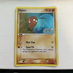 Pokemon TCG Diglett 50/100 EX Crystal Guardians Reverse Holo Common 50 HP - Image 1