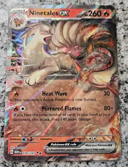Pokemon TCG Ninetales EX SV Scarlet & Violet 151 Double Rare Holo Card 38/165 - Image 1