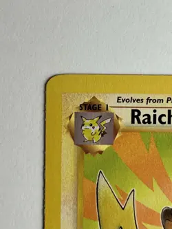 Pokemon TCG Raichu Fossil 29/62 Regular Unlimited Rare Card NM - Image 3