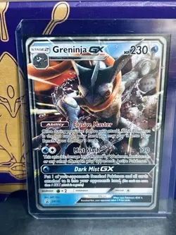 Pokemon Greninja GX SM197 Holo Black Star Promo NM Detective Pikachu - Image 1