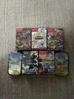 Pokemon Booster Bundle Lot Prismatic Evoulutions and More New Sealed - Image 1