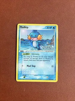 2006 POKEMON EX CRYSTAL GUARDIANS 57 MUDKIP-REVERSE FOIL - Image 1