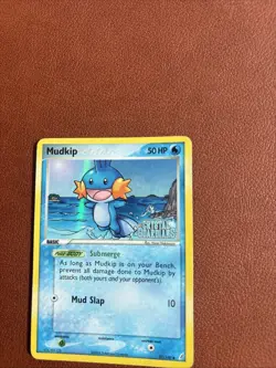 2006 POKEMON EX CRYSTAL GUARDIANS 57 MUDKIP-REVERSE FOIL - Image 2