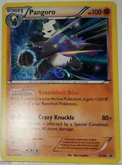 HD Fart Swirl 🌀 Pangoro XY50 Cosmos Holo Rare Pokemon TCG Black Star Promo 🌀 - Image 5