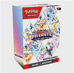 4x Pokemon Scarlet Violet Prismatic Evolutions Booster Bundles 6-Pack-PRESALE- - Image 1