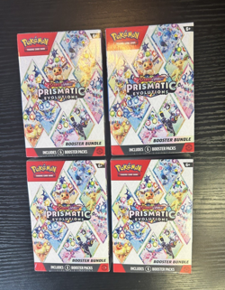 Pokemon TCG Prismatic Evolutions Booster Bundle Sealed Lot of 4 - FACTORY SEALED - Image 1