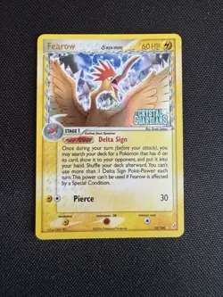 Pokemon Fearow Delta Species 18/100 60HP Reverse Holo Rare EX Crystal Guardians… - Image 1