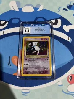 Mew 09/53 Wotc Promo Holo HUGE TAIL SWIRL CGC 8.5 - Pokemon - Black Star Promo! - Image 5